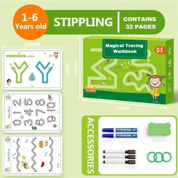 Magical Tracing Workbook Set