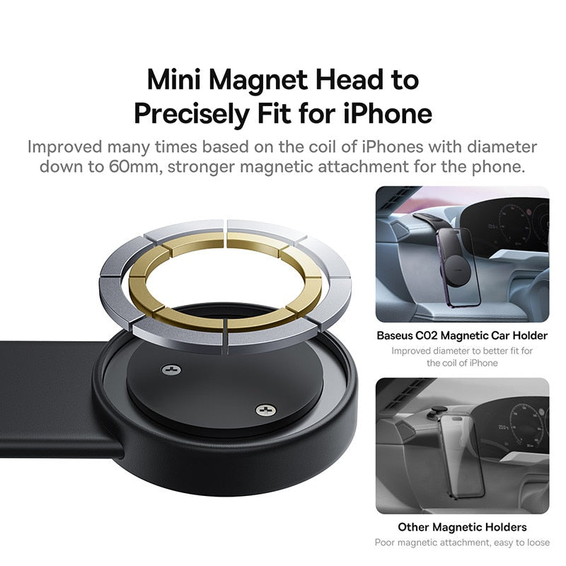 Magni Flex- Flexible Baseus Car Phone Holder