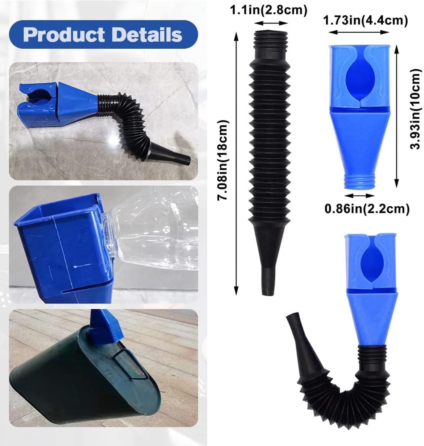 (Mid - Year Hot Sale-  30% OFF) Retractable Auto Fuel Funnel