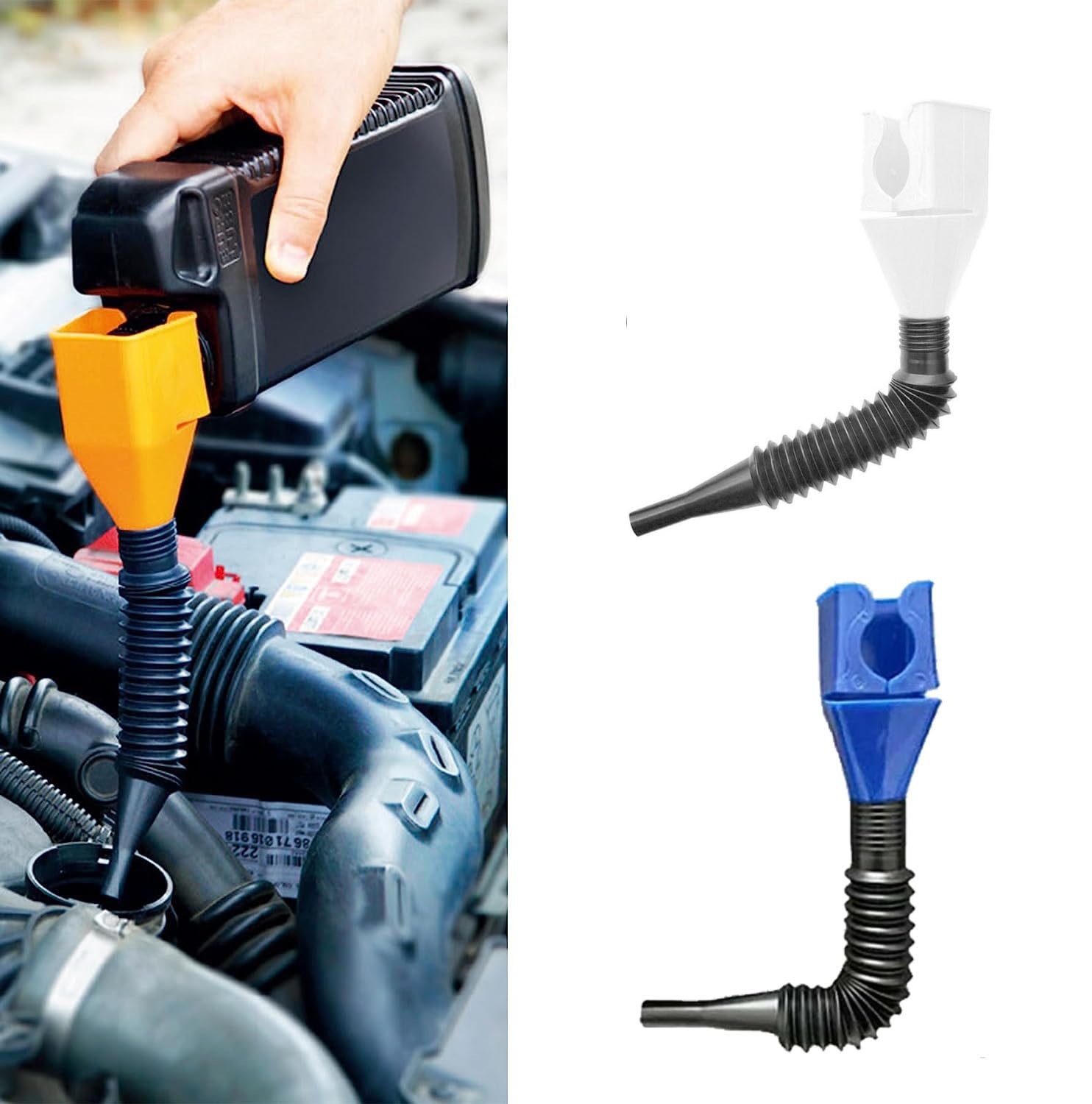 (Mid - Year Hot Sale-  30% OFF) Retractable Auto Fuel Funnel