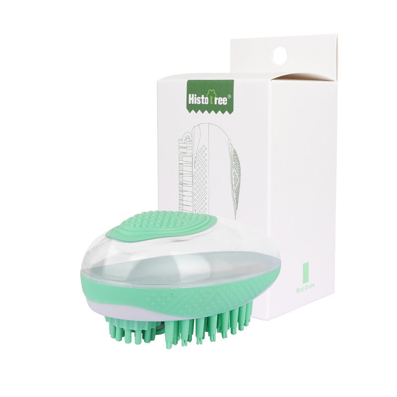 Mollior 2-in-1 Pet Spa Brush: Relaxing Baths for Furry Friends