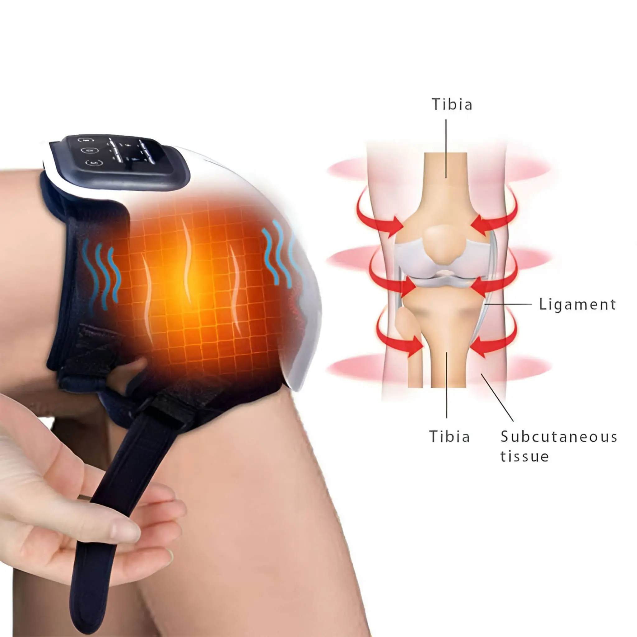 Multi-Functional Knee Massager Machine for Pain Relief and Recovery