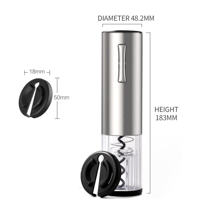 Multifunctional electric wine bottle opener set