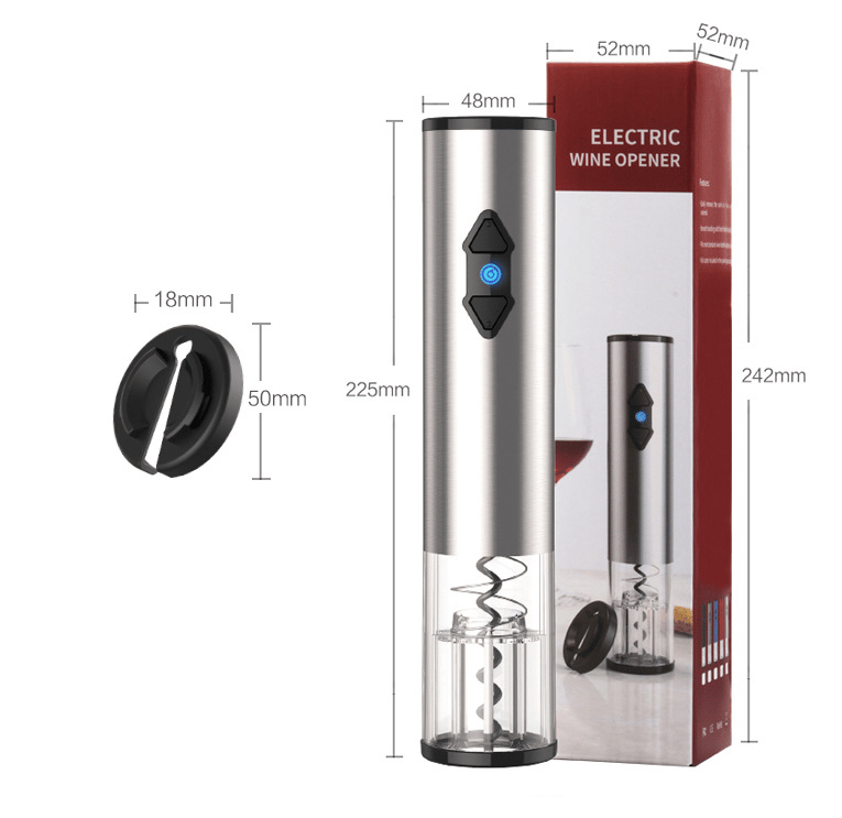 Multifunctional electric wine bottle opener set