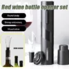 Multifunctional electric wine bottle opener set