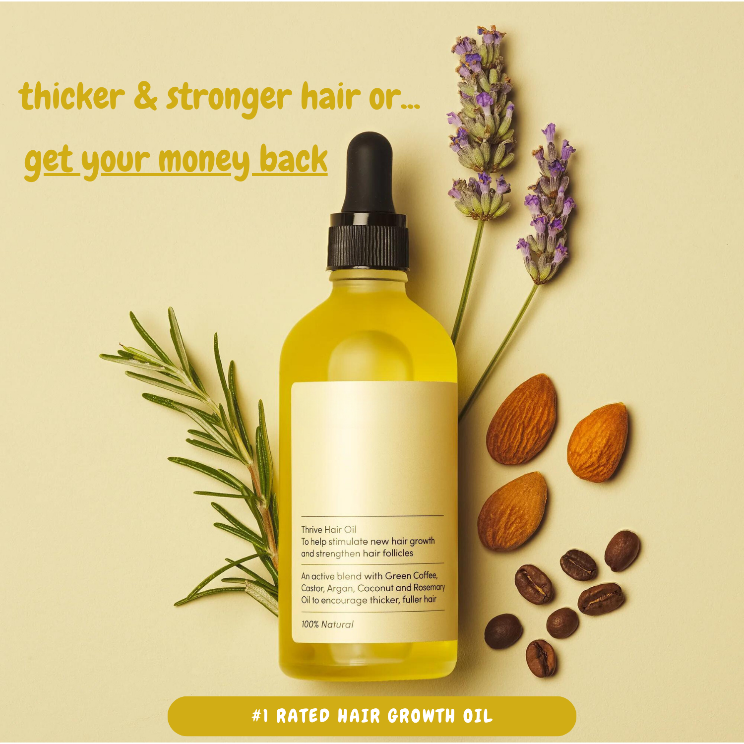 Natural Hair Growth Oil