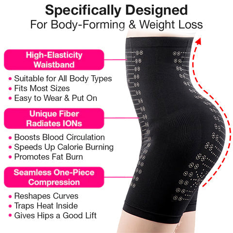 Negative Oxygen Ion Fat Burning Tummy Control & Detox Bodysuit