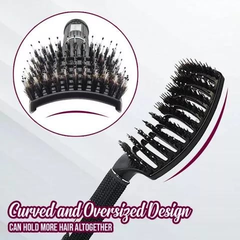 New Year's Offer 49% OFF - Detangler Bristle Nylon Hairbrush