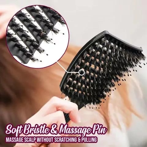 New Year's Offer 49% OFF - Detangler Bristle Nylon Hairbrush