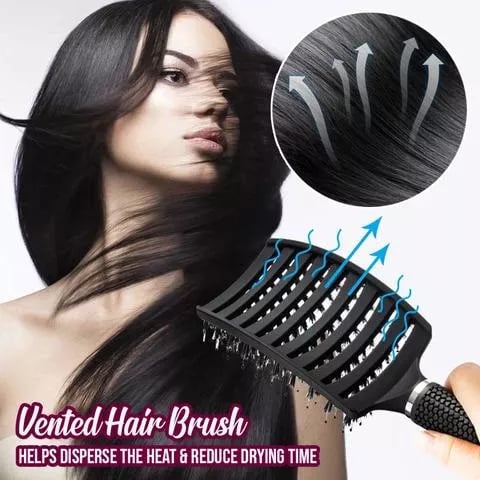 New Year’s Offer 49% OFF – Detangler Bristle Nylon Hairbrush