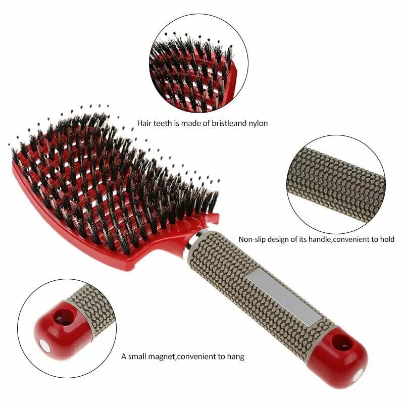 New Year's Offer 49% OFF - Detangler Bristle Nylon Hairbrush