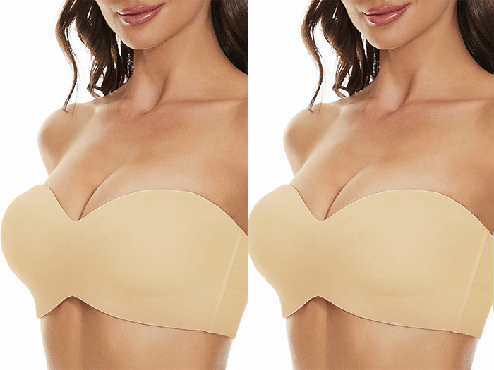 Non-Slip Multi-Way Strapless Bra