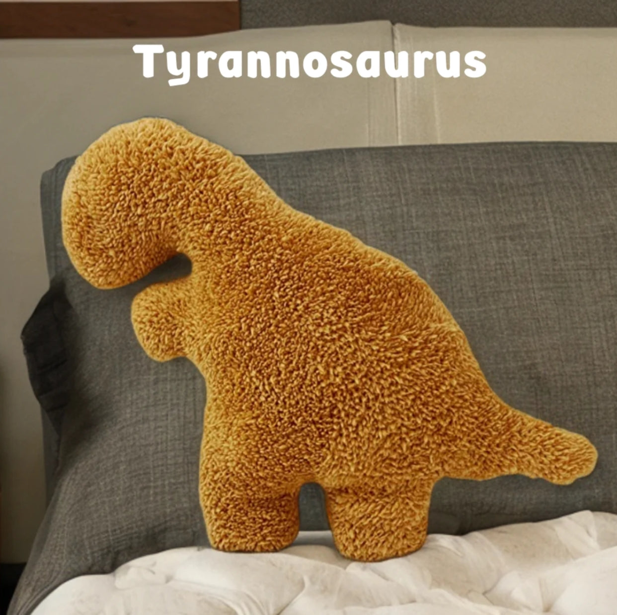 NugPlush Dinosaur Chicken Nugget Plush