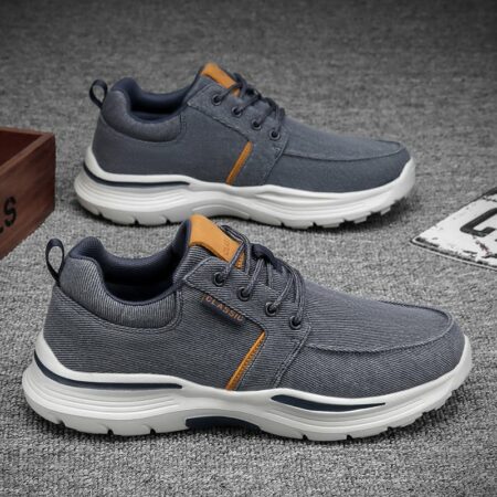 Orthopedic Casual Walking Shoes for Men - Comfortable Breathable with Arch Support, Shock Absorption, and Anti-slip Features