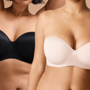 PLUS SIZE Detachable-Strap Bandeau Bra