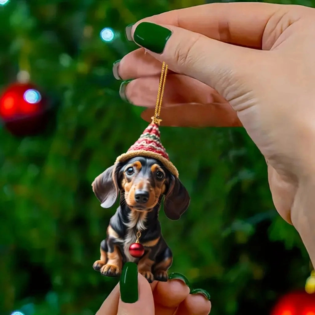 Premium Dachshund Halloween Ornaments Hanging Decoration