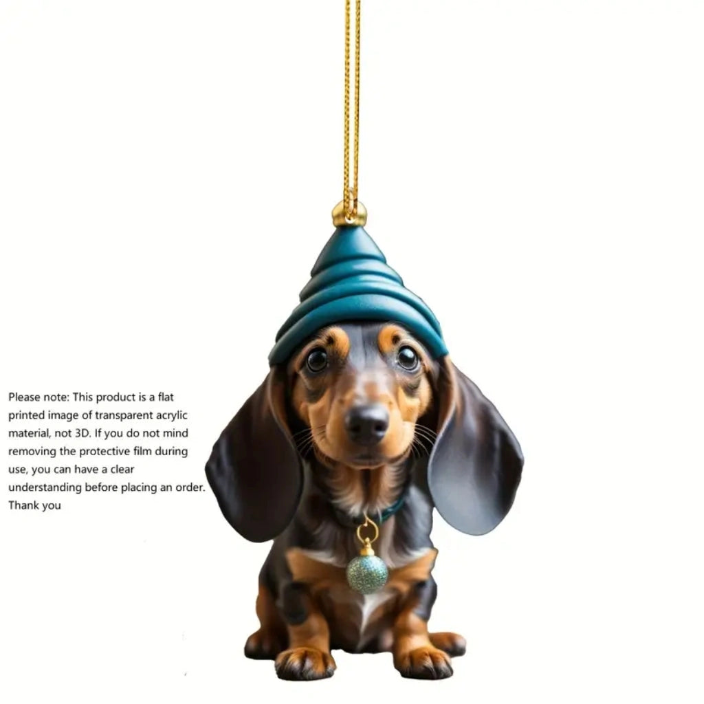 Premium Dachshund Halloween Ornaments Hanging Decoration