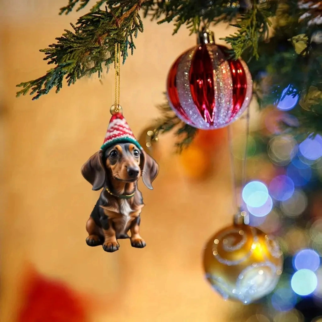 Premium Dachshund Halloween Ornaments Hanging Decoration