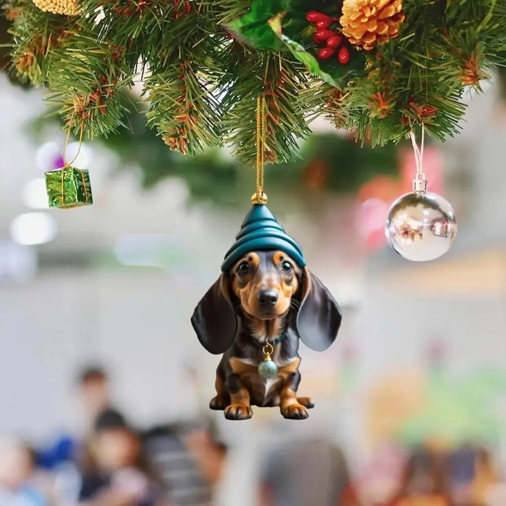 Premium Dachshund Halloween Ornaments Hanging Decoration