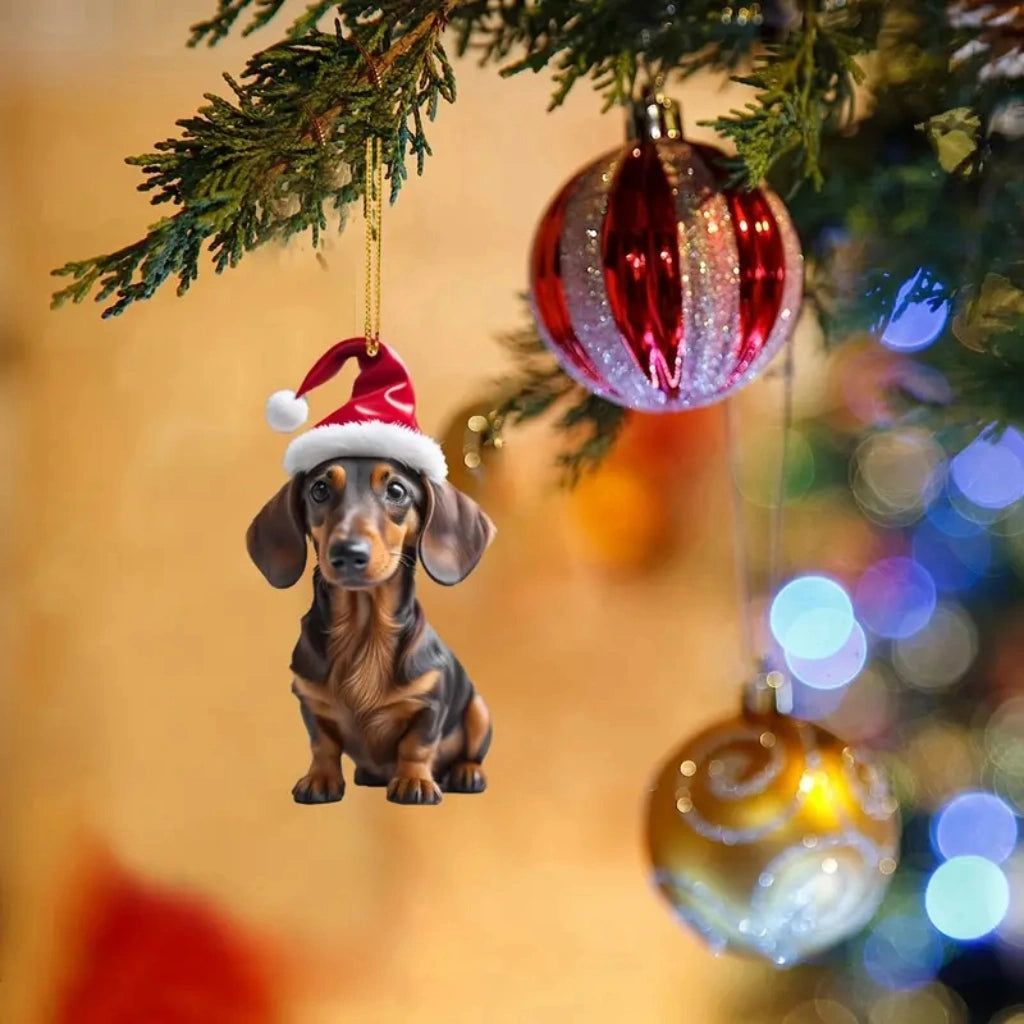 Premium Dachshund Halloween Ornaments Hanging Decoration