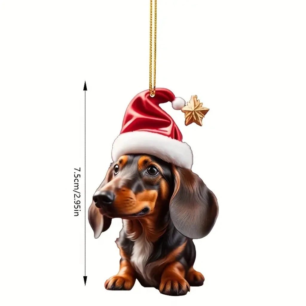 Premium Dachshund Halloween Ornaments Hanging Decoration