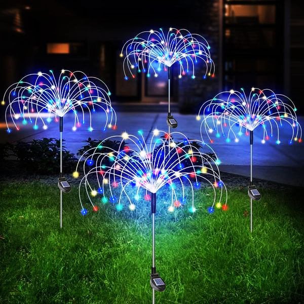 Promotion 49%  - Waterproof Solar Garden Fireworks Lamp