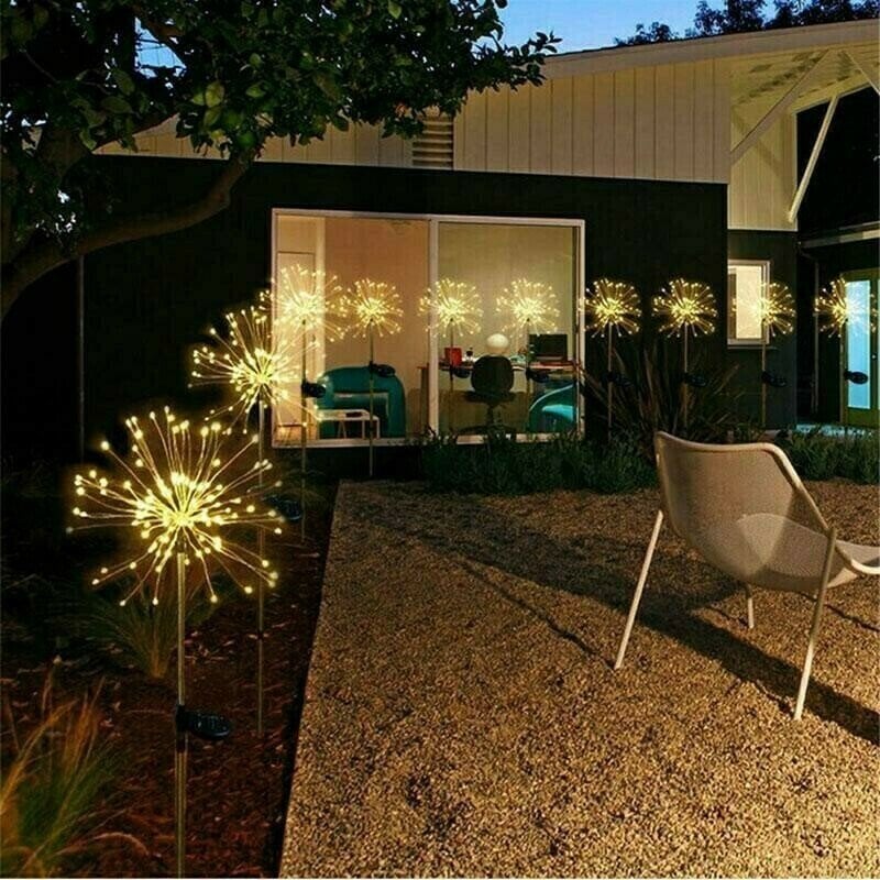 Promotion 49%  - Waterproof Solar Garden Fireworks Lamp