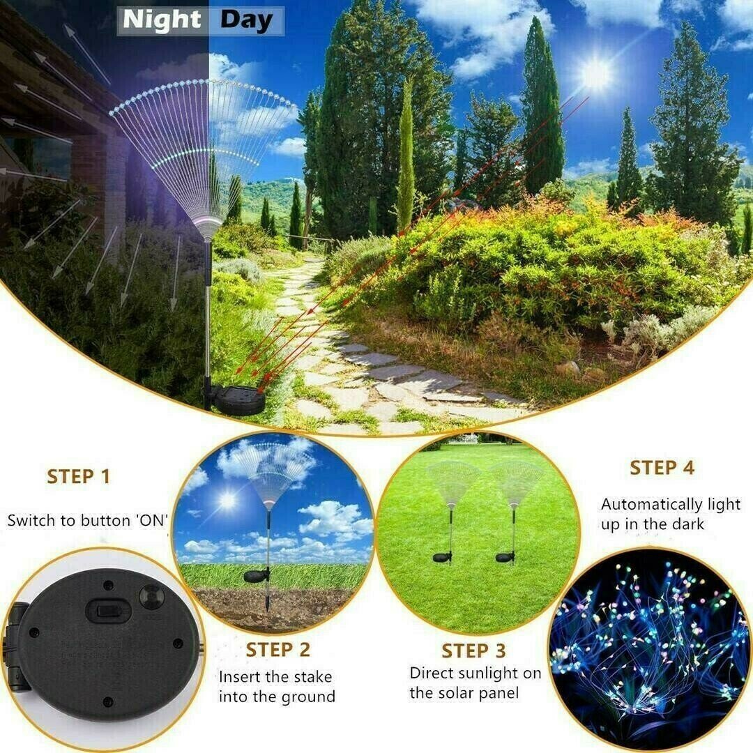 Promotion 49%  - Waterproof Solar Garden Fireworks Lamp