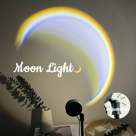 Rainbow Moon Lamp