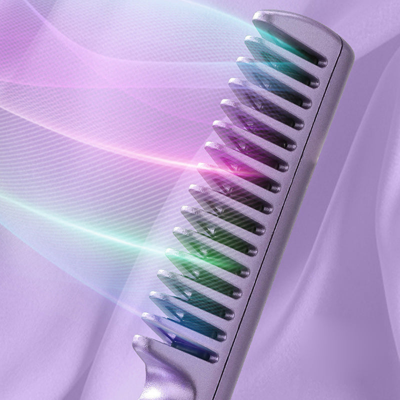 Rechargeable Mini Hair Straightener Styling Comb