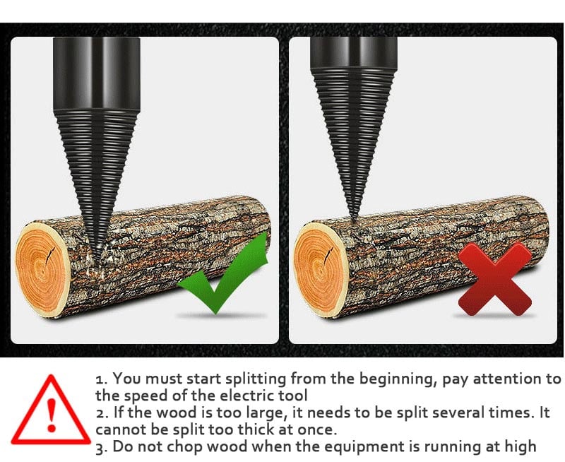 (SALE 49% OFF) Firewood Drill Bit Set