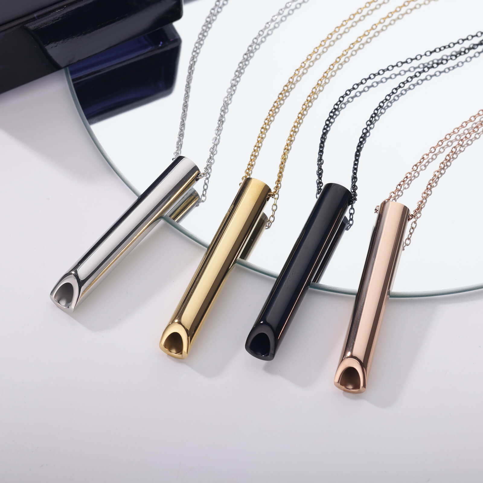 SereneBreath Designer Necklace - A Fashionable Tool for Calm & Mindful Breathing