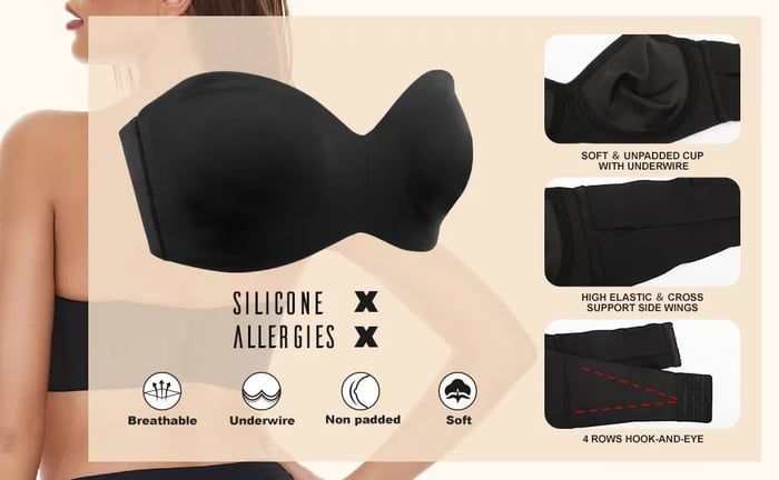 SKYCALT - Non-Slip Multi-Way Strapless Bra (Buy 1 Get 1 FREE) - Surprise Specials 50% OFF!