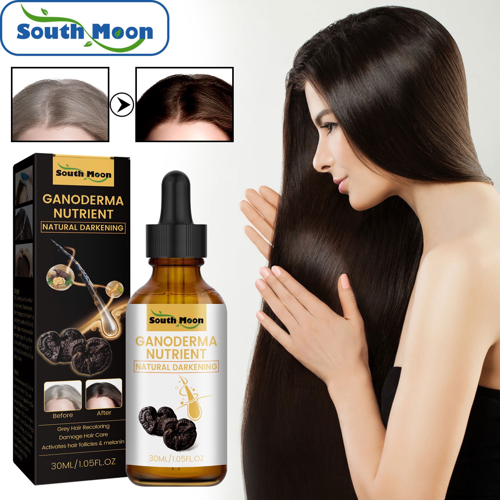 South Moon Anti-Greying Hair Serum (Buy 1 Get 1 Free)