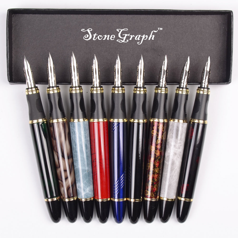 StoneGraph Executive Flex Nib Fountain Pen