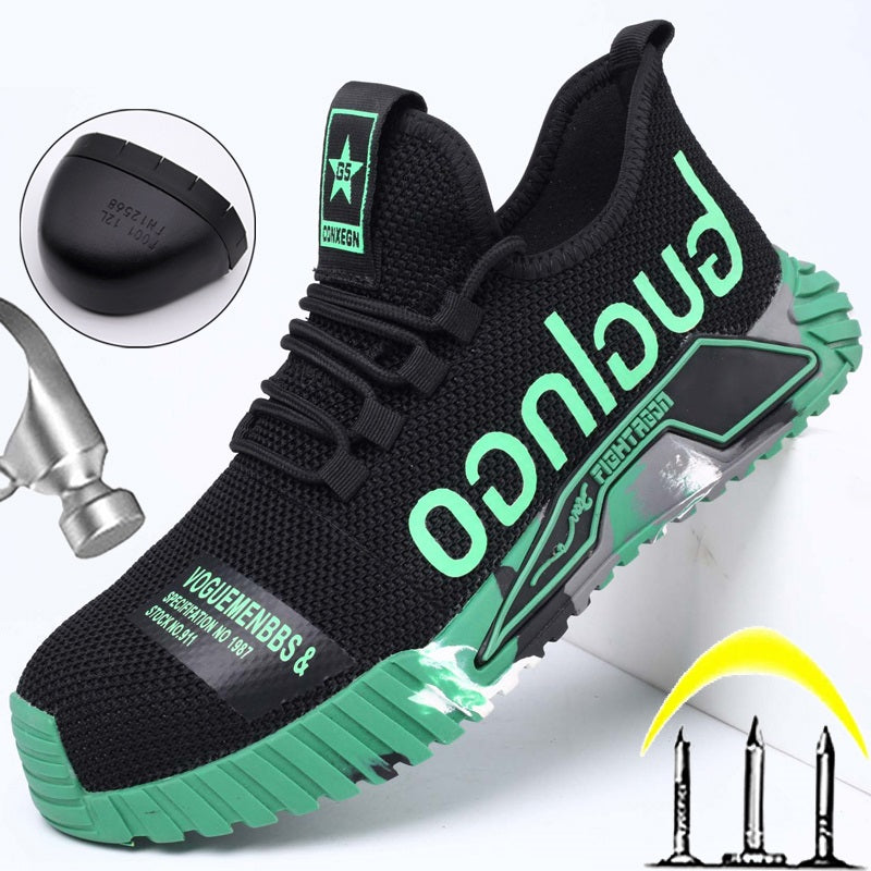 Stylish Men's Steel Toe Waterproof Safety Shoes