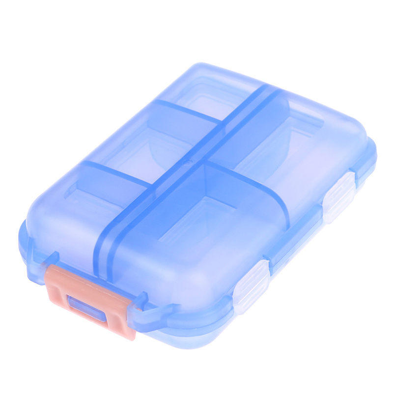 Taprer 10 Grids Pill Case