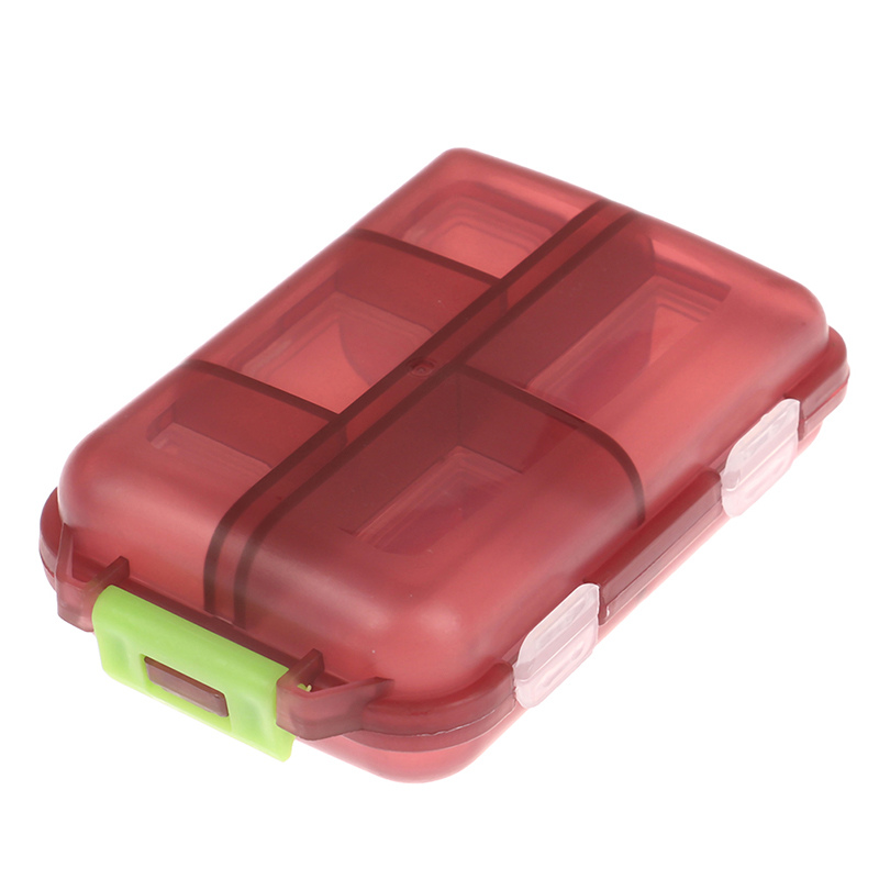 Taprer 10 Grids Pill Case