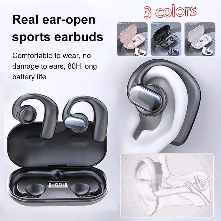 TWS WIRELESS BONE CONDUCTION DIGITAL BLUETOOTH EARBUDS