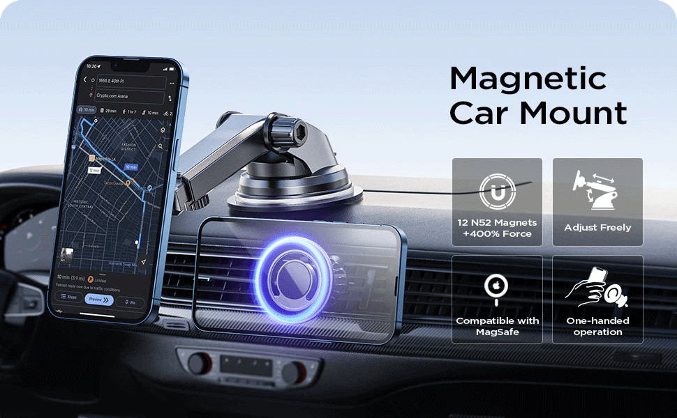 Universal 360Â° PRO - Magsafe Phone Mount for Car