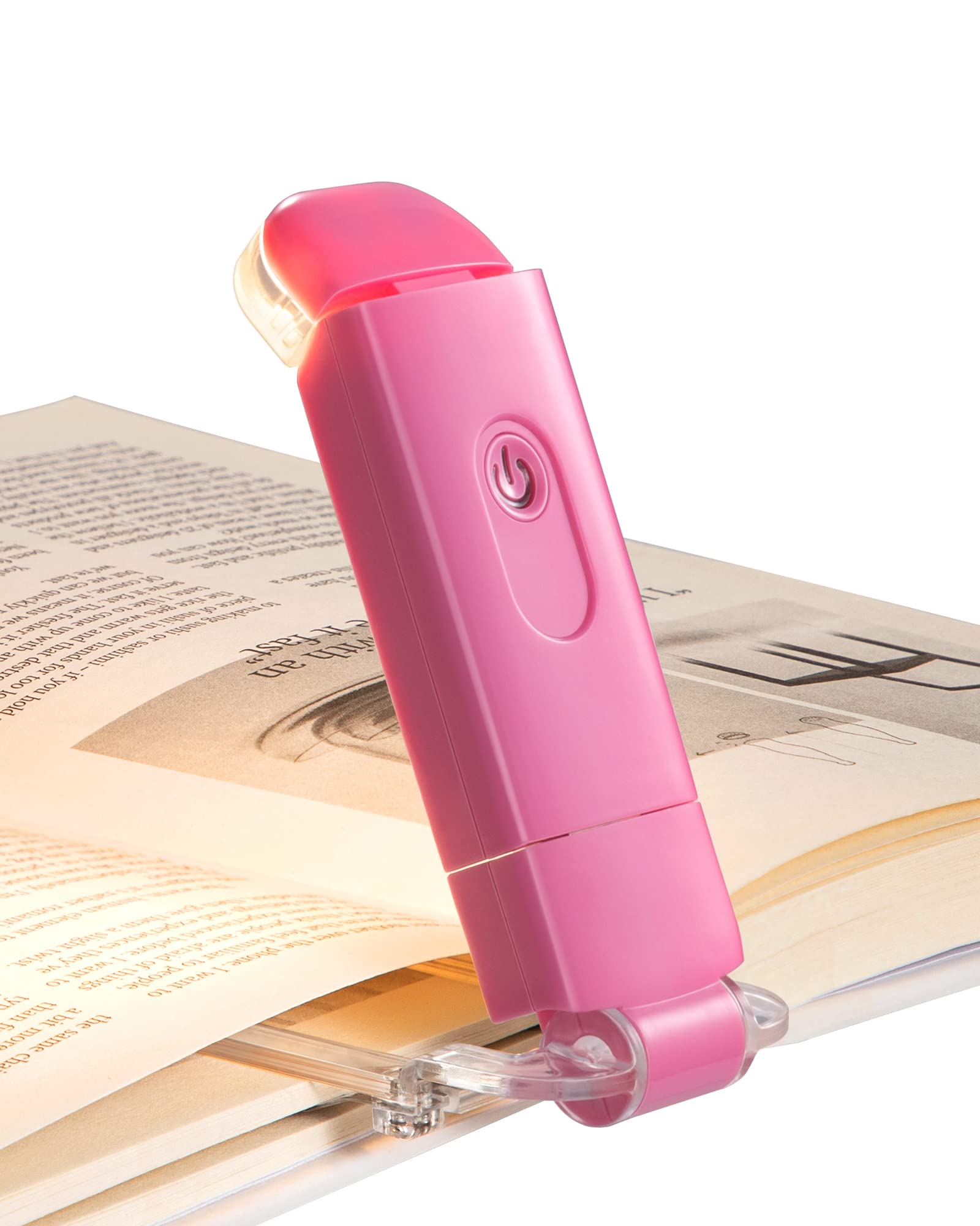 USB Rechargeable Book Light for Reading in Bed