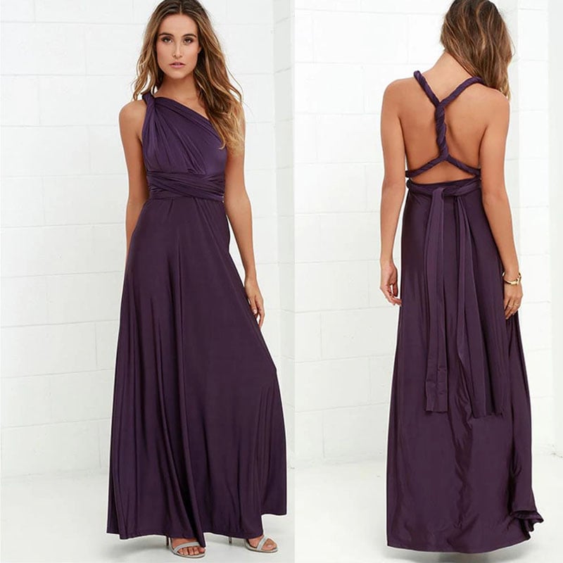 Versatile and Sexy Strap Wrap Dress - Bridesmaid Dress