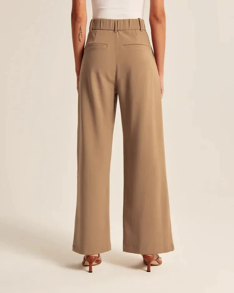 Olivia Blaire Wide-Leg Tailored Pants