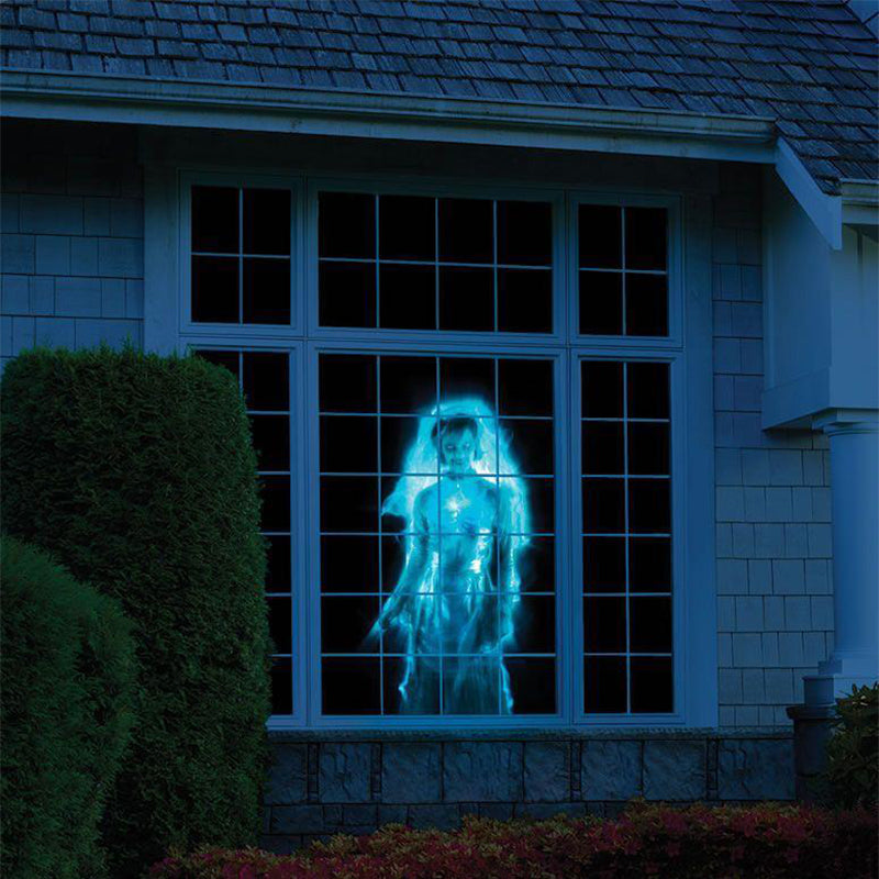 Window Holographic Halloween Projector Movies Party Lights USB Rechargeable