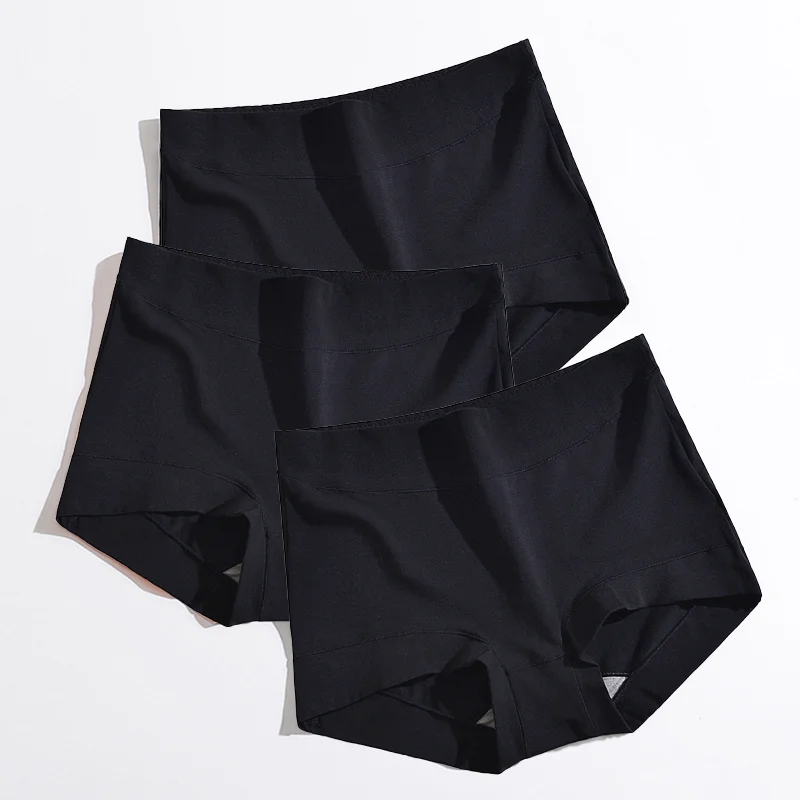 Women's Large Size High Waist Cotton Graphene Crotch Antibacterial Panties