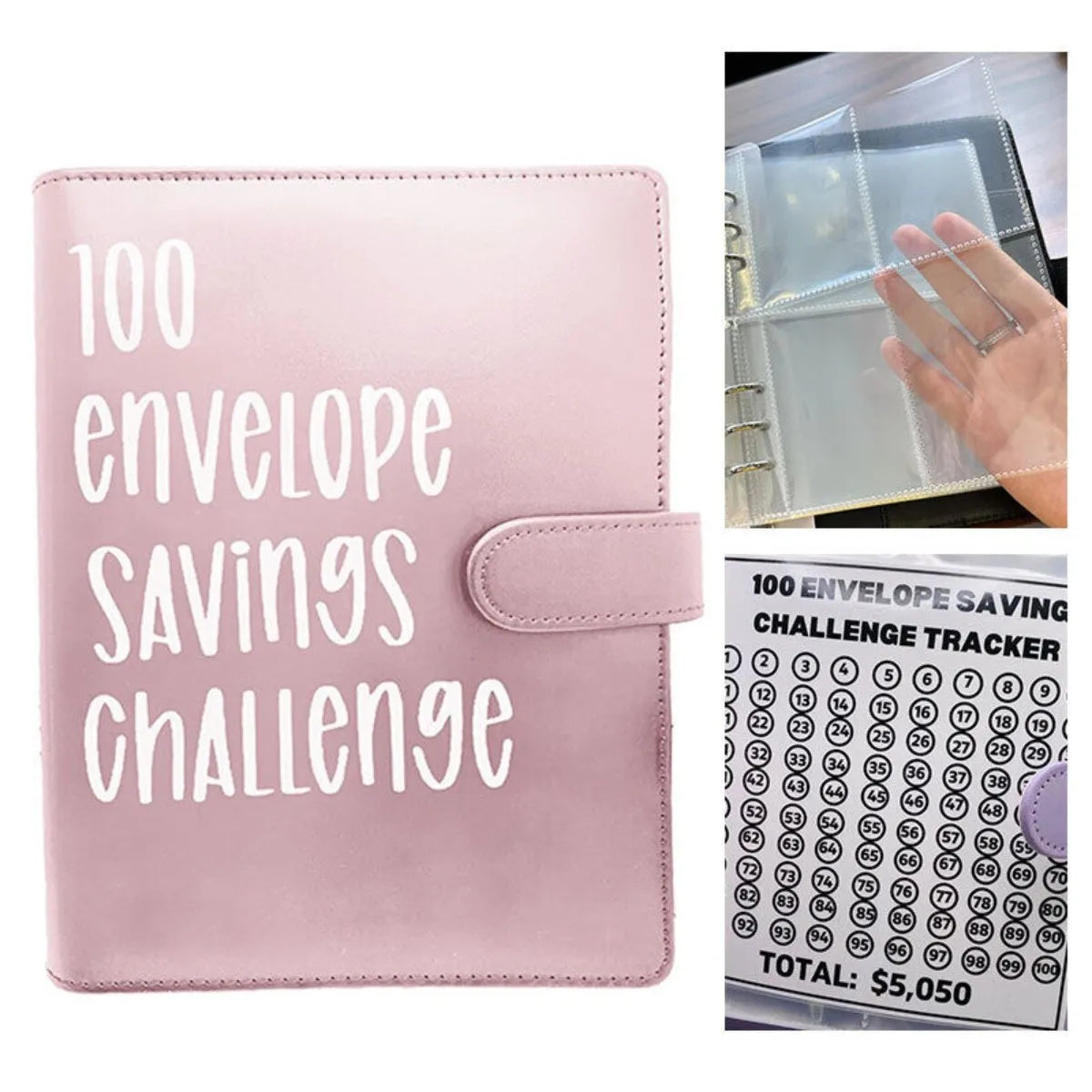 100 Envelope Savings Challenge Binder