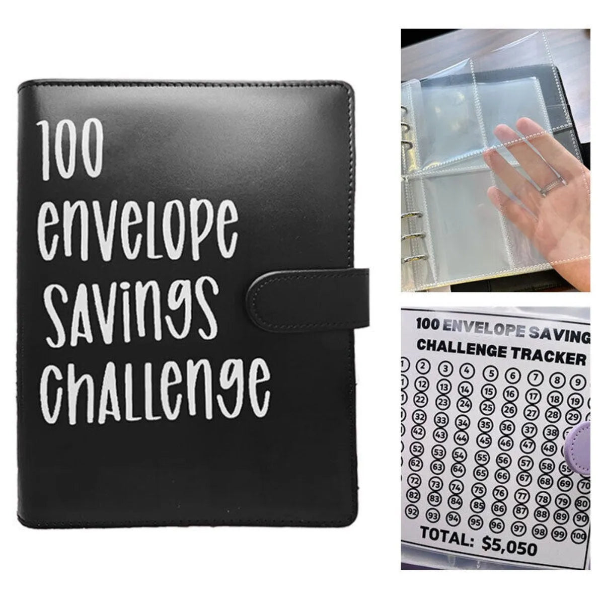 100 Envelope Savings Challenge Binder