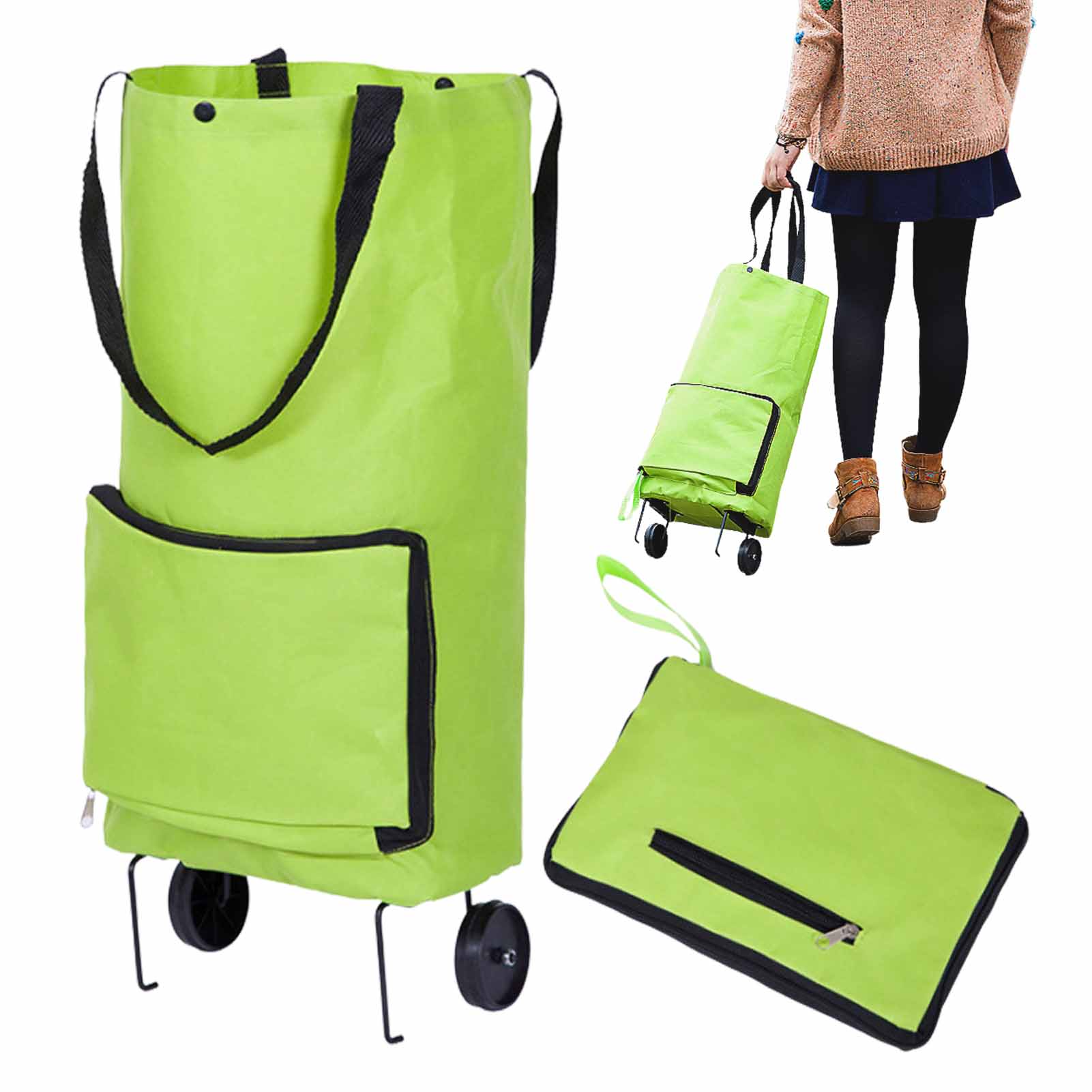 2 in 1 Foldable Waterproof Shopping Bag