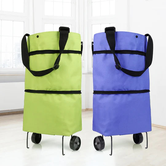 2 in 1 Foldable Waterproof Shopping Bag