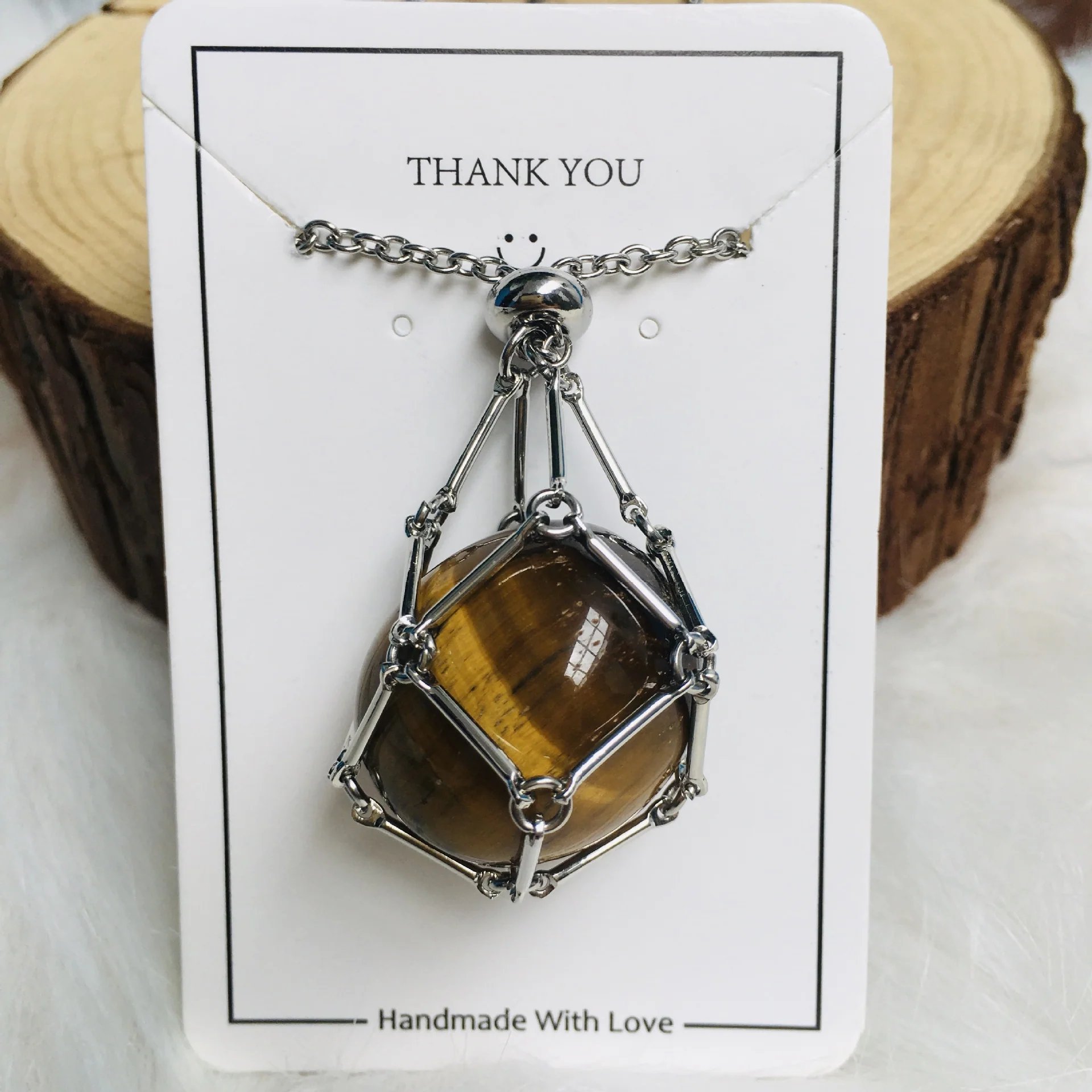 2023 Crystal Stone Holder Necklace